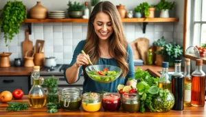 Homemade salad dressings